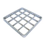 Tribeca Basket Yükseltici, 16 Bölmeli, 500x500x40 mm, Gri