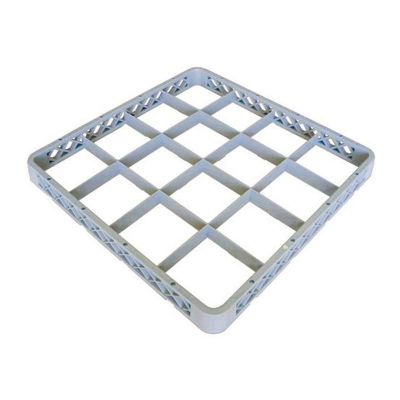 Tribeca Basket Yükseltici, 16 Bölmeli, 500x500x40 mm, Gri