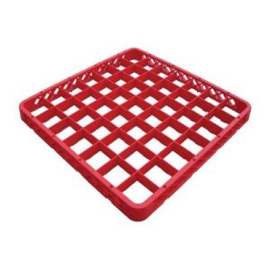 Tribeca Basket Yükseltici, 49 Bölmeli, 500x500x40 mm, Kırmızı