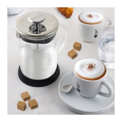 Bialetti Cam Süt ve Cappuccino Köpürtücü, 330 ml - Görsel 3