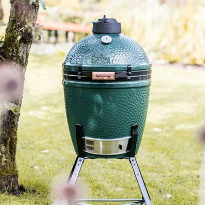 Big Green Egg Medium Barbekü Mangal, Kömürlü - Görsel 4