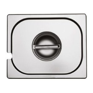 Bilge Inox GN 2/1 Kepçe Delikli Gastronorm Küvet Kapak