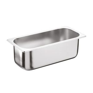 Bilge Inox GN Paslanmaz Çelik Gastronorm Dondurma Kabı, 6 L, 36x17x10 cm