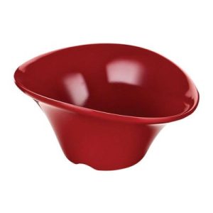 Biradlı BRD-516304 Açık Büfe Minimal Sos Tabağı, 10x8 cm, Kırmızı