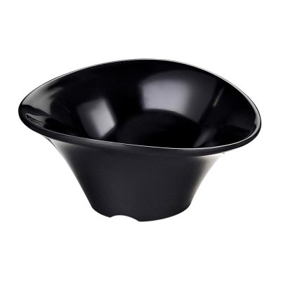 Biradlı BRD-516304 Açık Büfe Minimal Sos Tabağı, 10x8 cm, Siyah