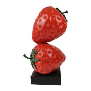 Biradlı GRV-G120 Dekoratif 2'li Çilek, 21x19x52 cm