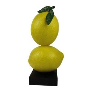 Biradlı GRV-G118 Dekoratif 2'li Limon , 21x18x55 cm