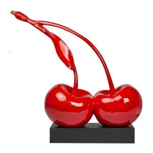 Biradlı GRV-G117 Dekoratif Kiraz, 52x25x47 cm, Kırmızı