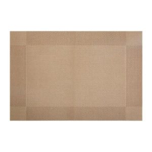Biradlı BRD-2066 Dikdörtgen PVC Amerikan Servis, 30x45 cm, Kahverengi