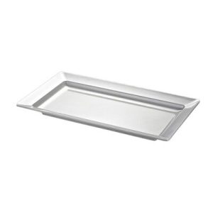 Biradlı BRD-100118 Dikdörtgen Melamin Sunum Tepsisi, 45x22x5 cm