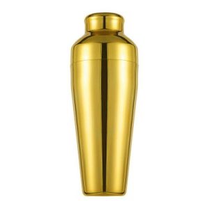 Biradlı BRD-601 Fransız Model Paslanmaz Çelik Shaker, 600 ml, Altın