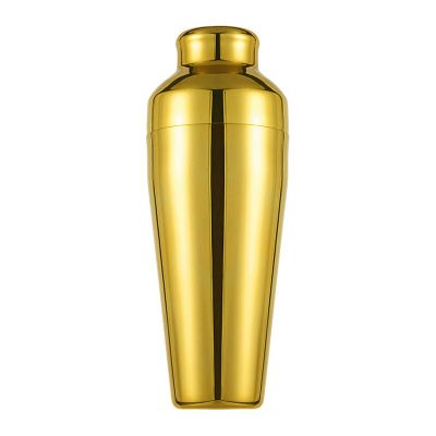 Biradlı BRD-601 Fransız Model Paslanmaz Çelik Shaker, 600 ml, Altın