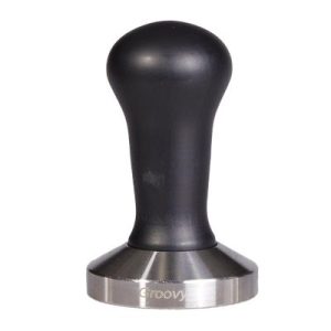 Biradlı GRV-316 Plastik Saplı Çelik Tamper, 58 mm, Siyah