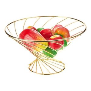 Biradlı GRV-522 Tel Meyvelik, 35x24 cm, Altın