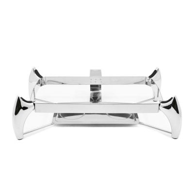 Biradlı GRV-4011 Ekonomik Dikdörtgen Chafing Dish Ayaklı Stand - Görsel 2
