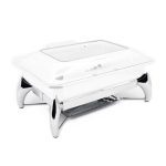 Biradlı GRV-4011 Ekonomik Dikdörtgen Chafing Dish Ayaklı Stand