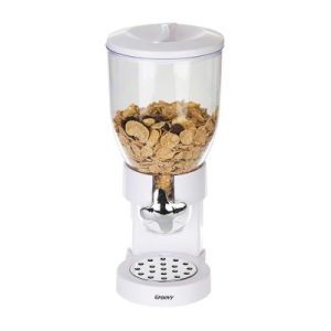 Biradlı GRV-10413 Mısır Gevreği Dispenseri, 3.5 L, Beyaz
