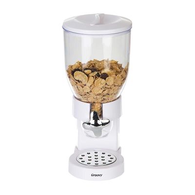 Biradlı GRV-10413 Mısır Gevreği Dispenseri, 3.5 L, Beyaz