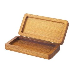 Biradlı GRV-1896 Iroko Ahşap Hesap Sümeni, 20x10 cm, Ceviz