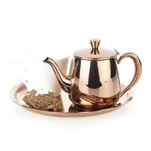Biradlı GRV-238 Kahve ve Çay Takımı, Altın