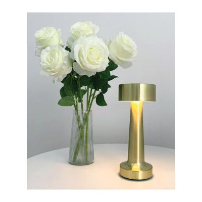 Biradlı GRV-810 Şarj Edilebilir Masa Lambası, 9x21 cm, Altın - Görsel 2