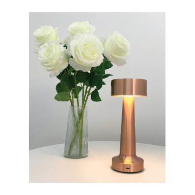 Biradlı GRV-810 Şarj Edilebilir Masa Lambası, 9x21 cm, Bakır - Görsel 2