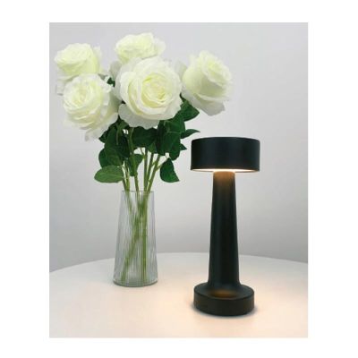 Biradlı GRV-810 Şarj Edilebilir Masa Lambası, 9x21 cm, Siyah - Görsel 2