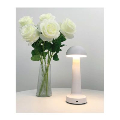 Biradlı GRV-811 Şarj Edilebilir Masa Lambası, 9x21 cm, Beyaz - Görsel 2