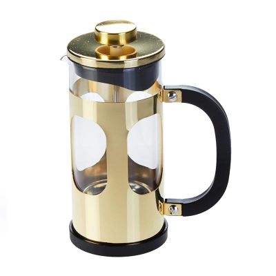 Biradlı GRV-B003 French Press, 350 cc, Altın