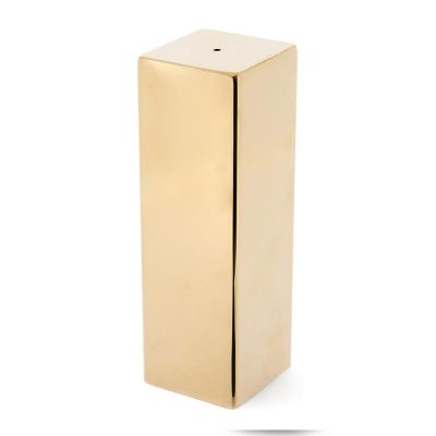 Biradlı GRV-58 Tekli Kare Biberlik, 3x8 cm, Altın
