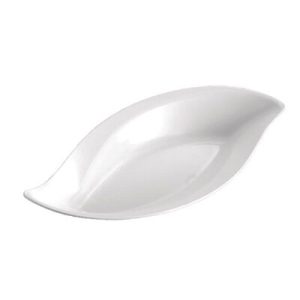 Biradlı BRD-118520 Melamin Kayık Soğuk Meze Sunum Tabağı, 50x24x6 cm