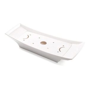 Biradlı BRD-449990 Melamin Kayık Soğuk Sunum Tabağı, 50x21x8.5 cm