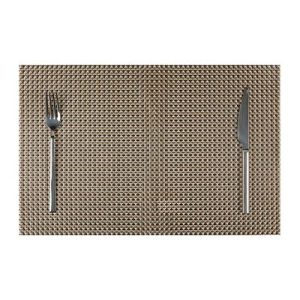 Biradlı BRD-1837 Kaymaz Taban PVC Amerikan Servis, 30x45 cm, Kahverengi