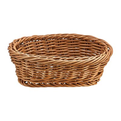 Biradlı GRV-2547 Mini Plastik Oval Ekmek Sepet, 18x12x6 cm