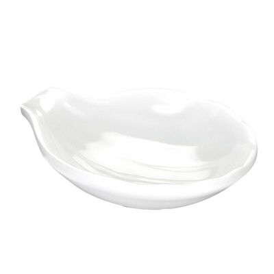 Biradlı BRD-51610 Minimal Melamin Sunum Tabağı, 8x9x2 cm, Beyaz