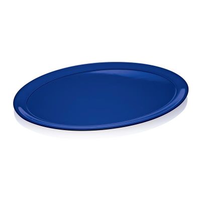 Biradlı FTS-1984 Oval Melamin Teşhir Tepsisi, 55x42 cm, Mavi