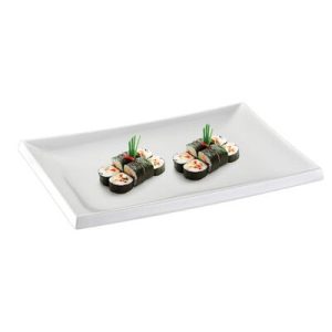 Biradlı BRD-118615 Melamin Sushi Servis Tabağı, 40x27x2 cm
