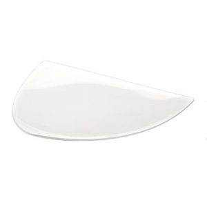 Biradlı BRD-100617 Yarım Ay Melamin Sunum Tepsisi, 44.5x44.5x7 cm