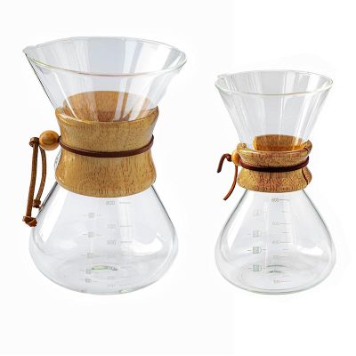 Black Goat Ahşap Tutacaklı Chemex, 600 ml - Görsel 2