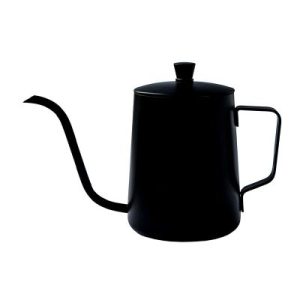 Black Goat Kapaklı Mini Drip Kettle, 600 ml, Siyah
