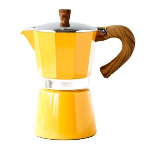 Black Goat Moka Pot, 6 Cup, Sarı