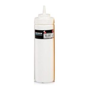 Bora Plastik Geniş Kapaklı Mayonez Şişesi, 700 ml, Beyaz