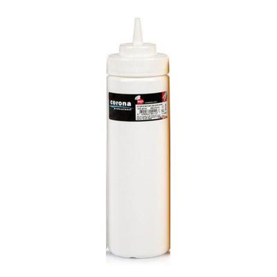 Bora Plastik Geniş Kapaklı Mayonez Şişesi, 700 ml, Beyaz
