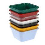 Bora Plastik Kare Sosluk, Polikarbonat, 7x3.5 cm, Siyah