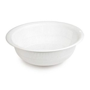 Bora Plastik Makarna Süzgeci, 23 cm, Beyaz