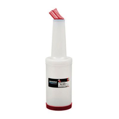 Bora Plastik Sos ve Kokteyl Şurup Dökücü, 1000 cc, Kırmızı