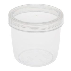 Bora Plastik Vidalı Saklama Kabı, Vidalı, No: 2, 330 ml