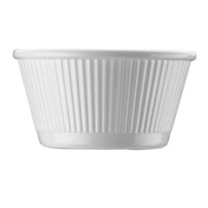Bora Plastik Yuvarlak Mini Sosluk, Polikarbonat, 7x3.5 cm, Beyaz
