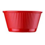 Bora Plastik Yuvarlak Mini Sosluk, Polikarbonat, 7x3.5 cm, Kırmızı