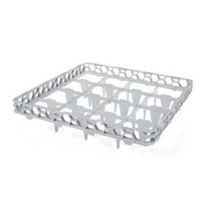 Bora Plastik Bardak Yıkama Basketi, 16 Bölmeli, 50x12.5 cm